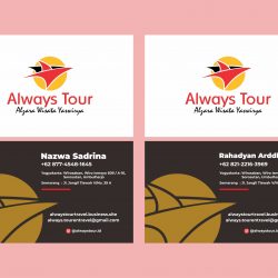 Always Tour Jogja Kartu Nama Vector Design
