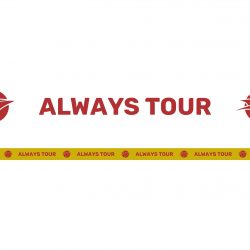 Always Tour Pita Satin Design Vector