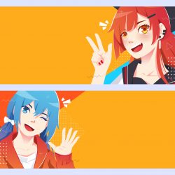 Anime Banners Template Vector CorelDraw