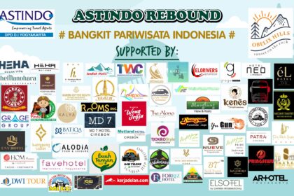 Astindo Backdrop Bangkit Pariwisata Indonesia Vector