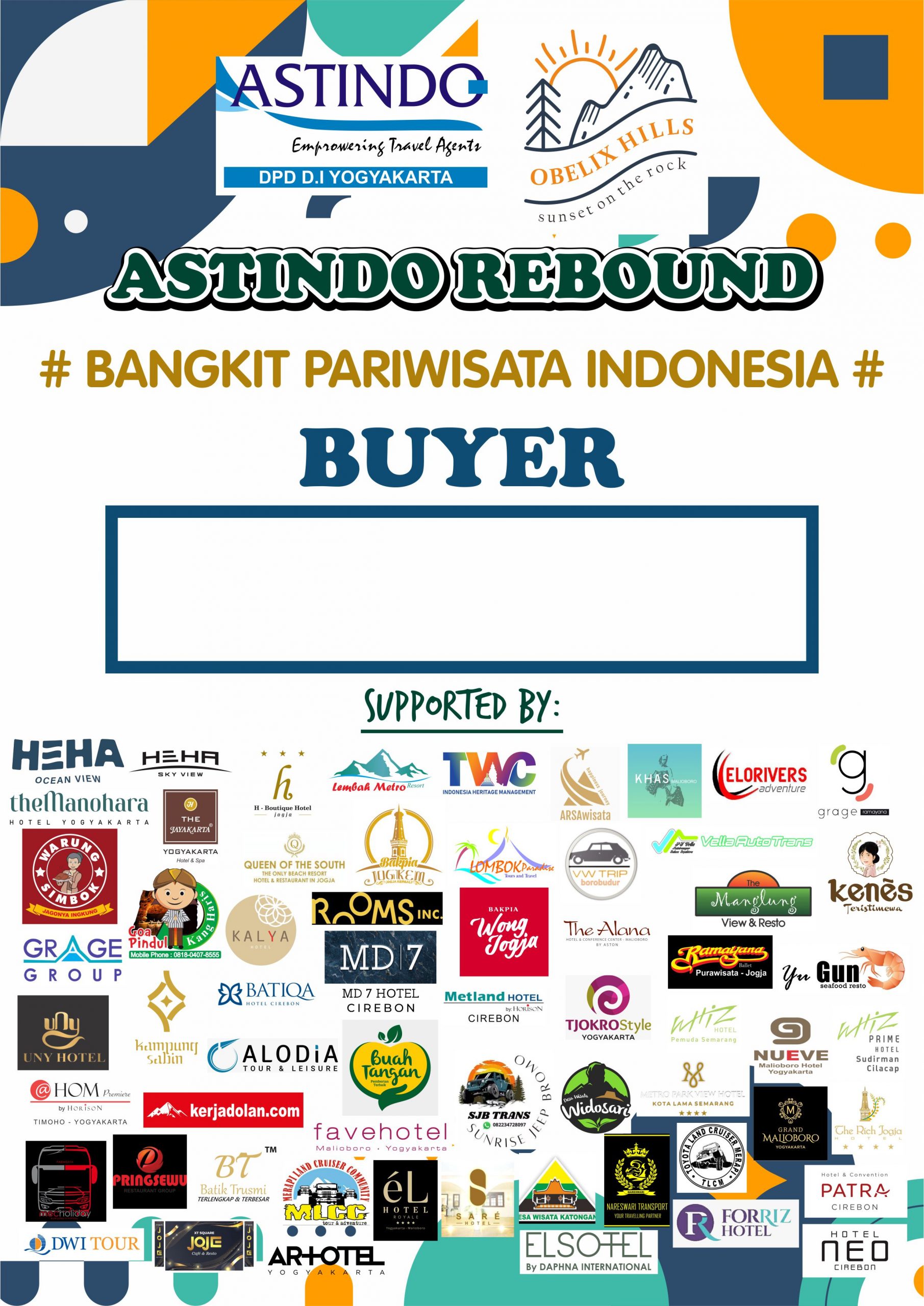 Astindo CoCard Bangkit Pariwisata Indonesia Vector