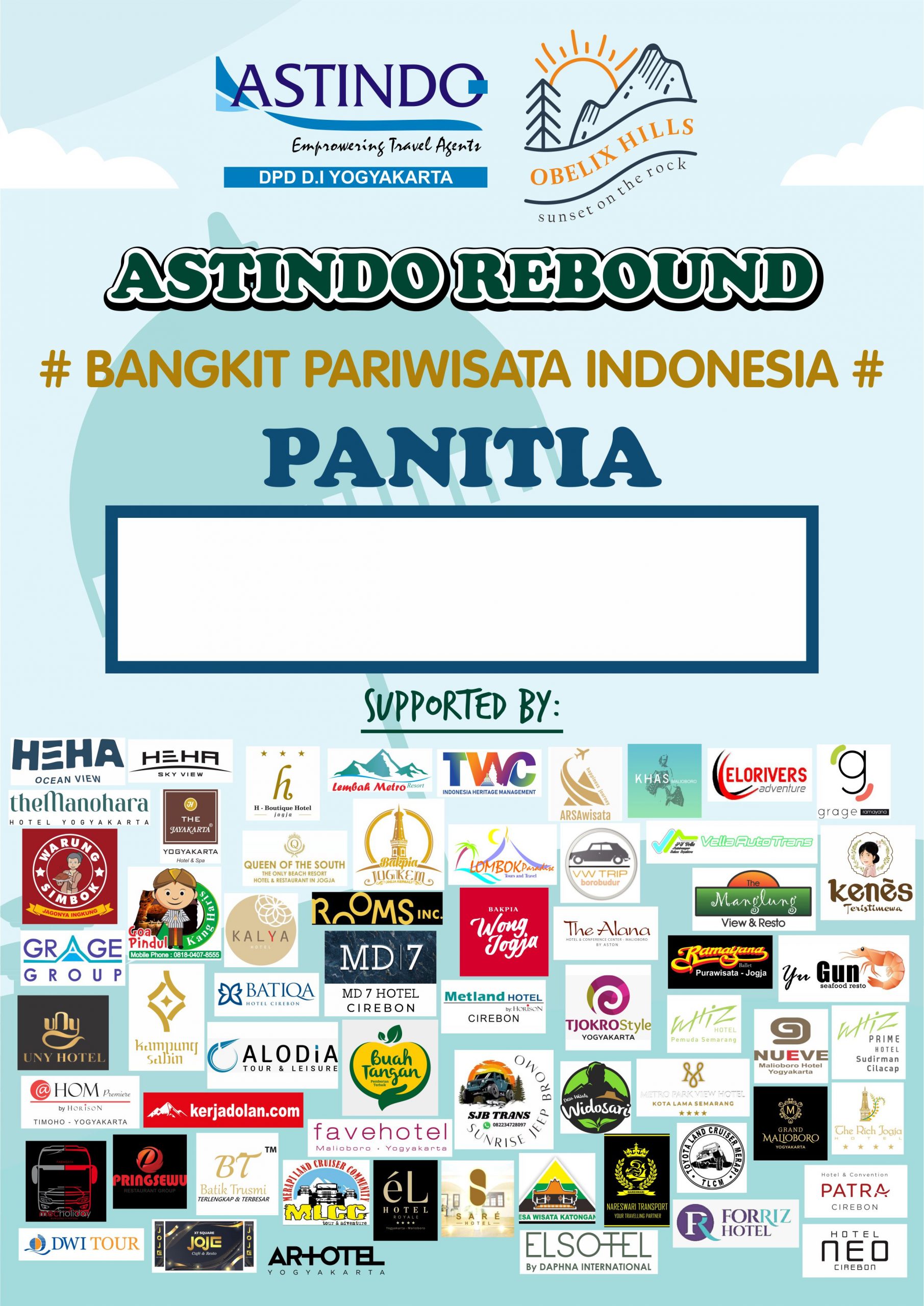 Astindo CoCard Bangkit Pariwisata Indonesia Vector