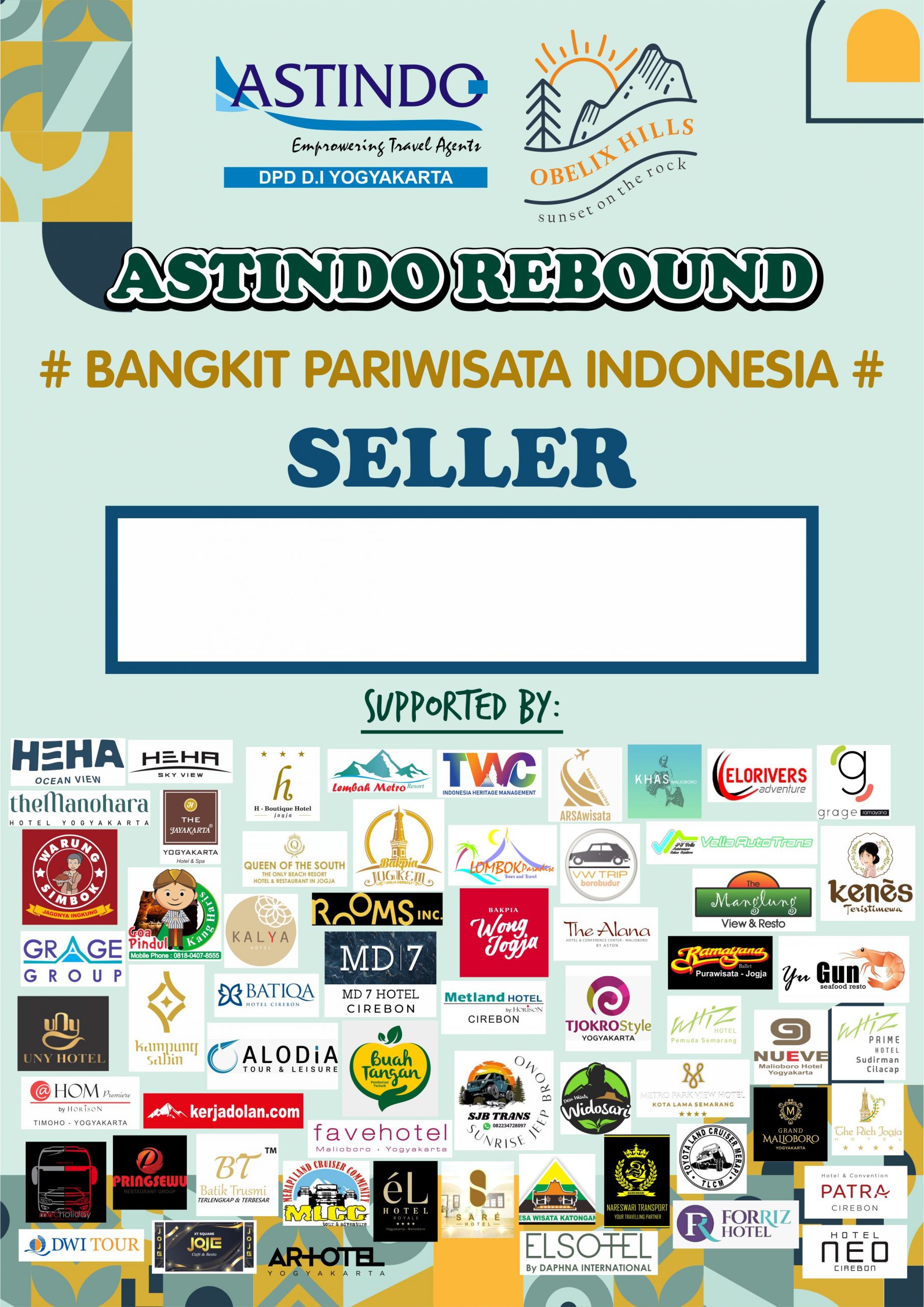 Astindo Cocard Bangkit Pariwisata Indonesia Vector Devilo Arts