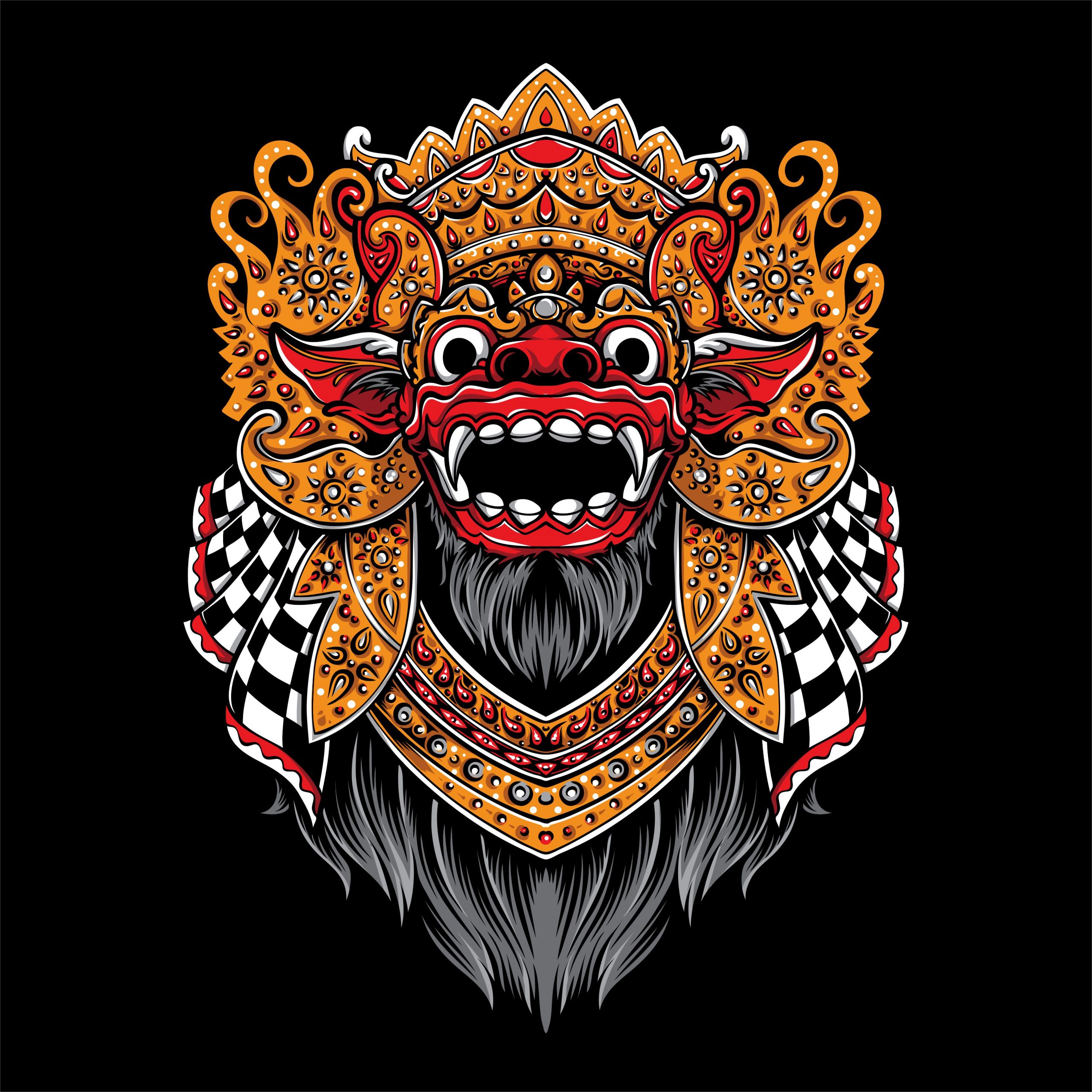 Balinese Barong Vector
