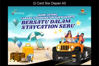 Bank Jateng Purwokerto Bersatu Dalam Staycation Seru Backdrop Desain
