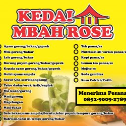 Kedai Mbah Rose Vector