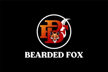 Bearded Fox Logo Vector