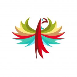 Bird Logo Colorfull Vector
