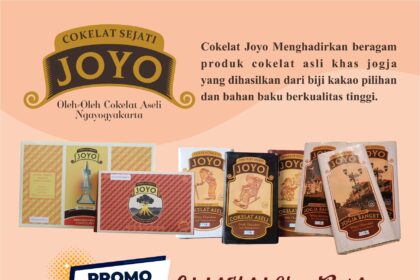 Brosur Cokelat Joyo Desain Vector