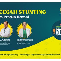 Cegah Stunting Isi Piringku Kini Kaya Protein Hewani Talkshow Banner Desain Vector