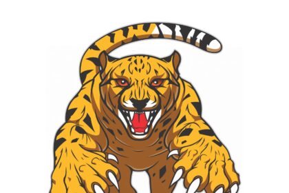 Cheeta Ilustrasi Vector