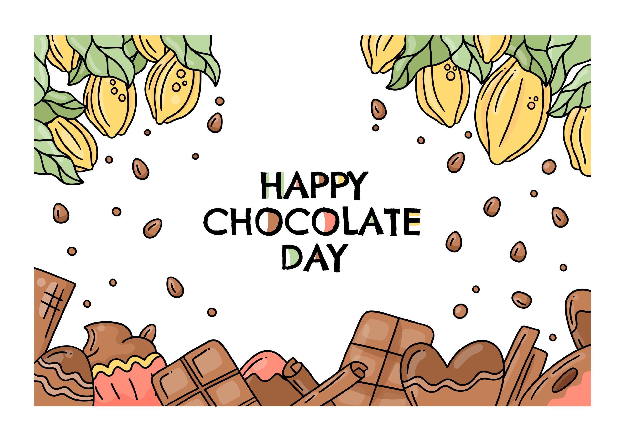 Cokelat Background Desain Vector CorelDraw