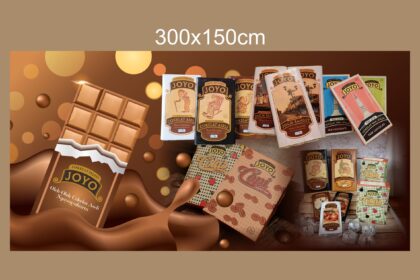 Cokelat Joyo Banner Desain Vector