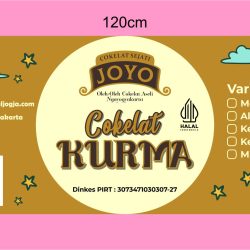 Cokelat Joyo Stiker Coklat Kurma Vector