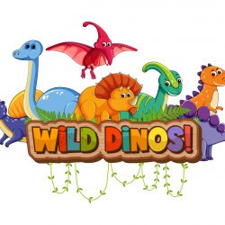 Cute Dinosaurs Cartoon Character Vector