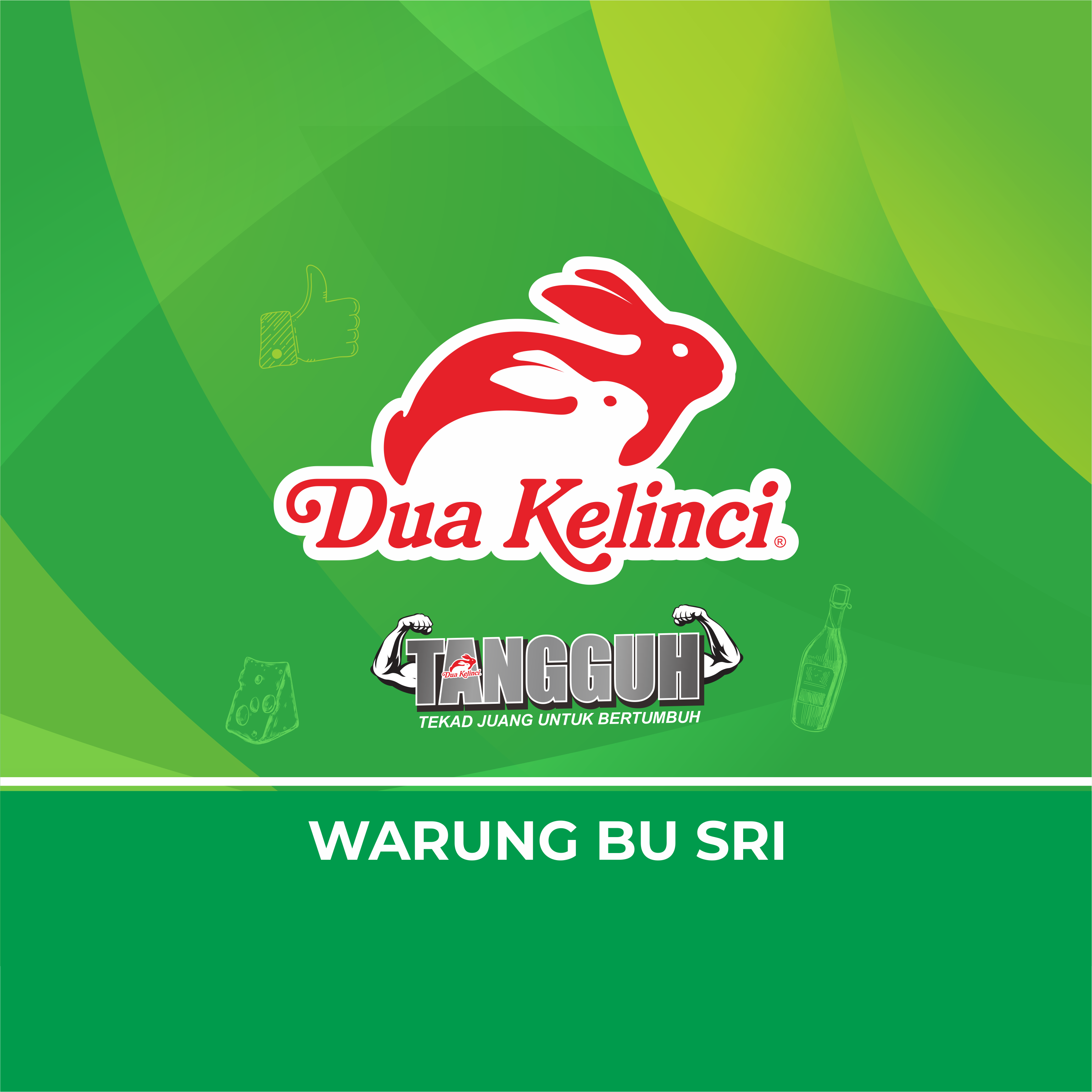 Neon Box Dua Kelinci Mockup - Desain Grafis, Logo, Vector, Template, Background. Neon Box Dua Kelinci Mockup