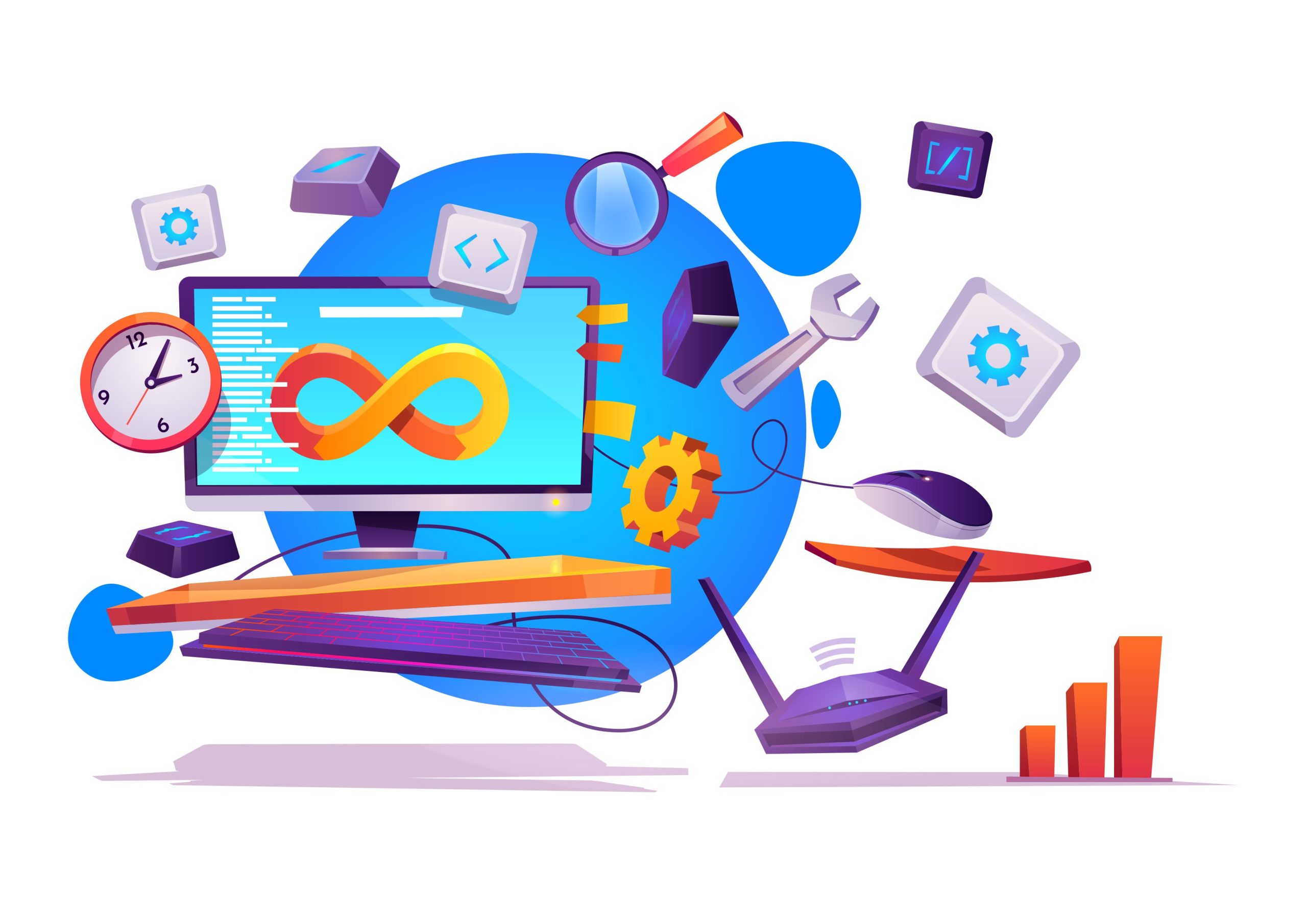 Development Operations Concept Vector