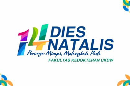 Dies Natalis 14 UKDW Logo Vector