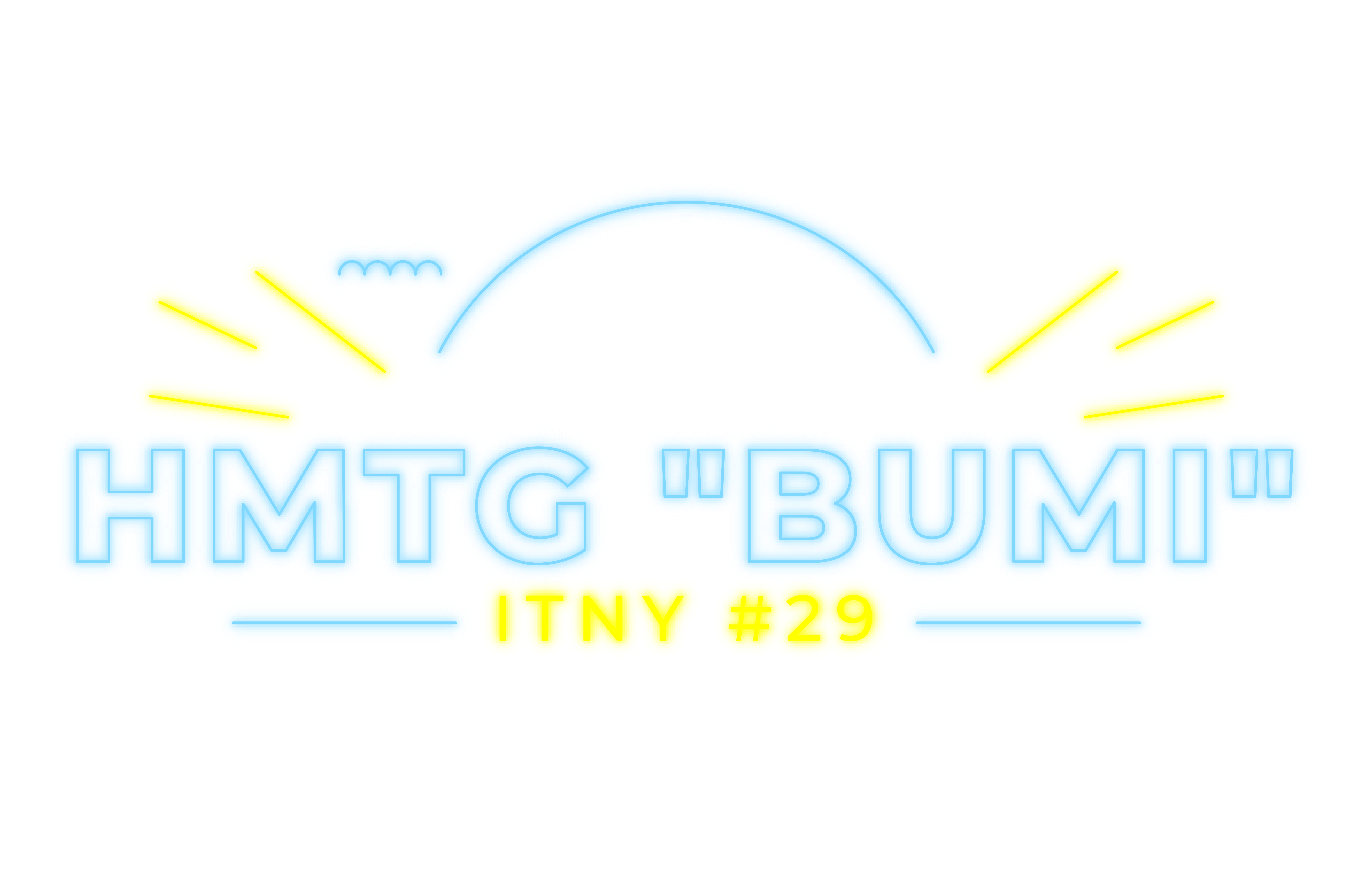 Dies Natalis HMTG “BUMI” ITNY 29 Backdrop Design Vector