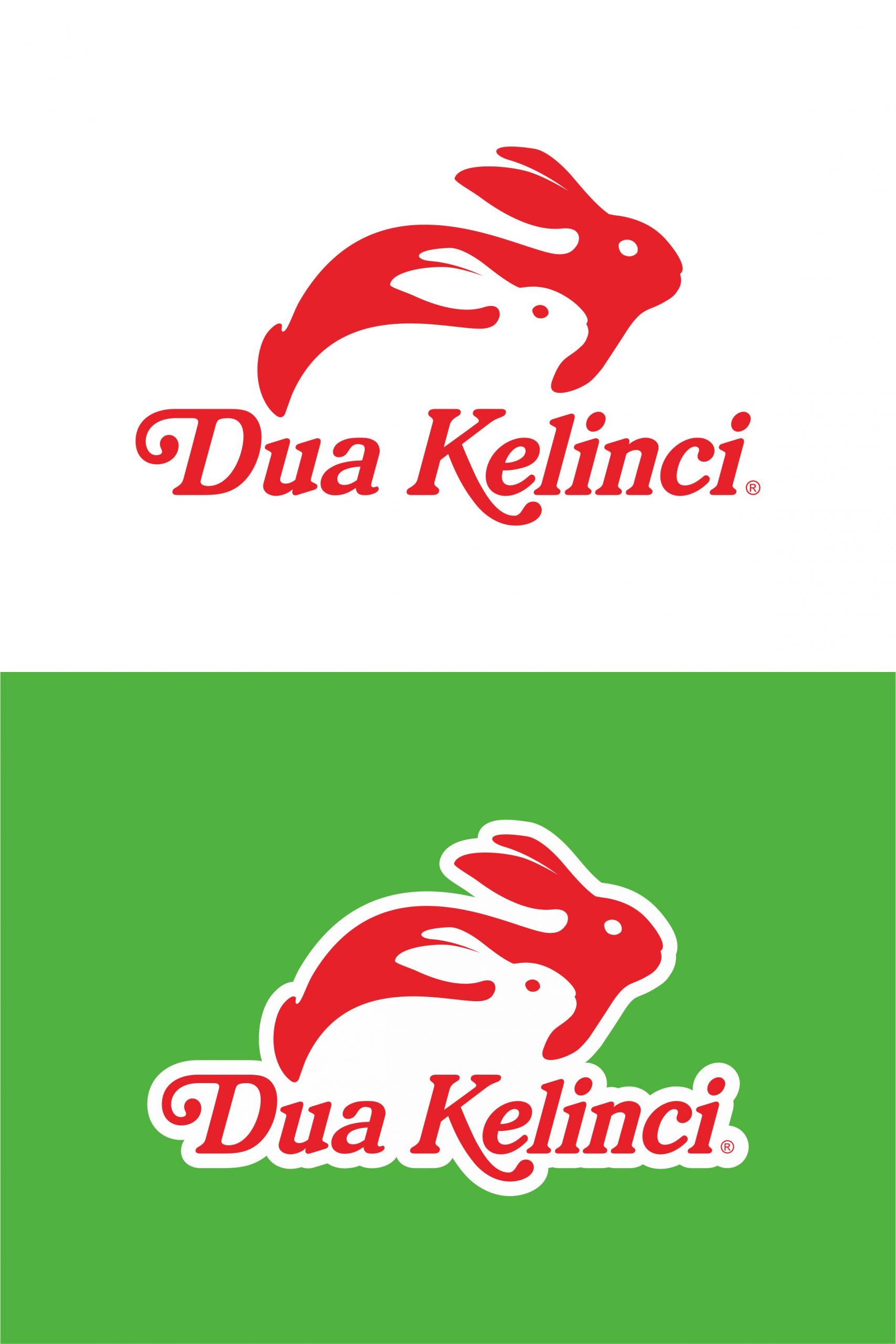 Dua Kelinci Logo Vector