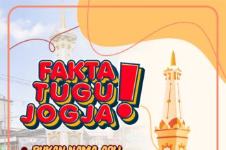 Fakta Tugu Jogja Feed Instagram Vector