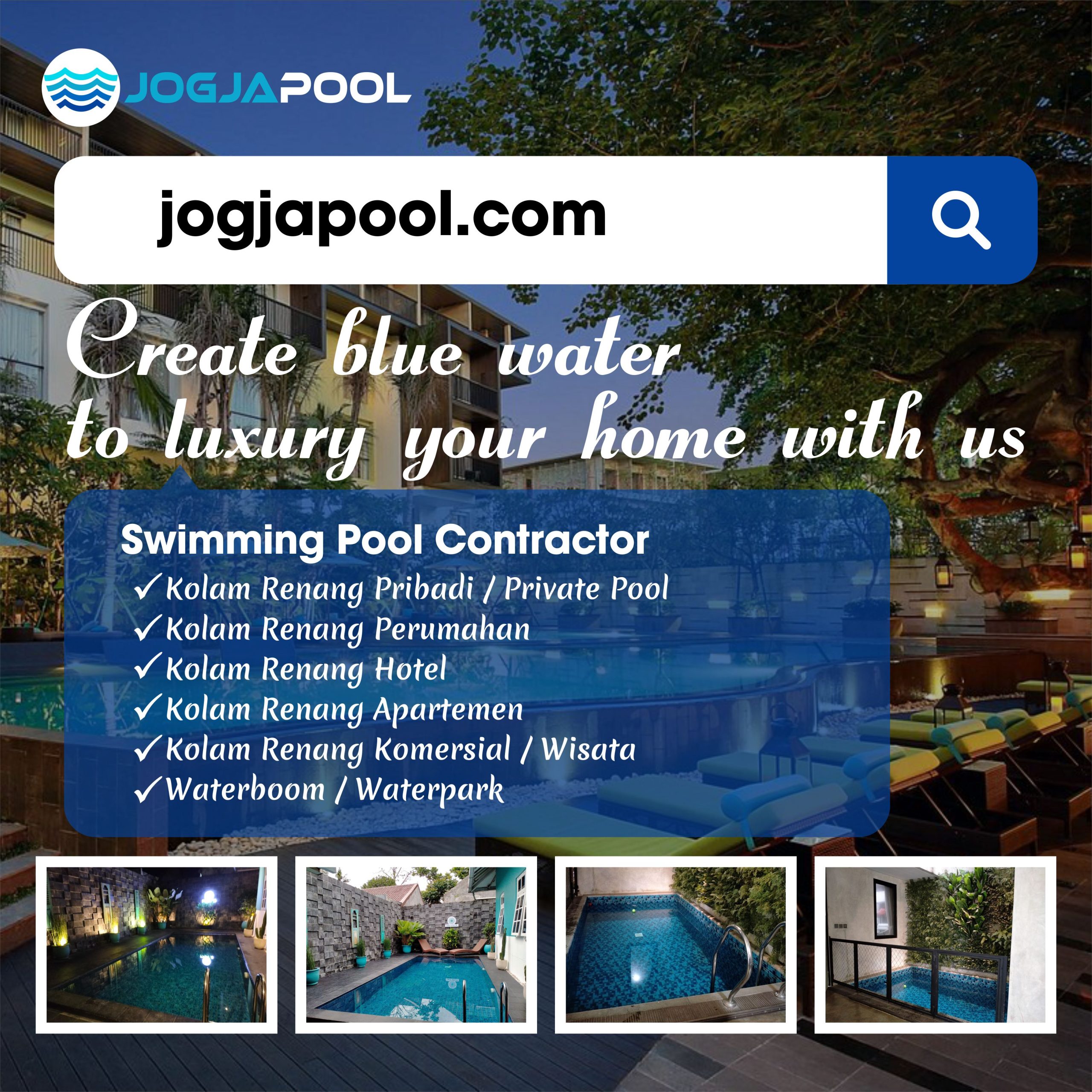 Feed Intagram Jasa Kontraktor Kolam Renang Jogja Pool