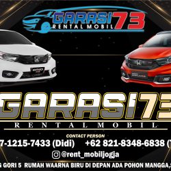 Garasi 73 Rental Mobil Banner Vector