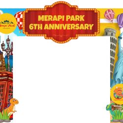 Gate Merapi Park Desain Vector