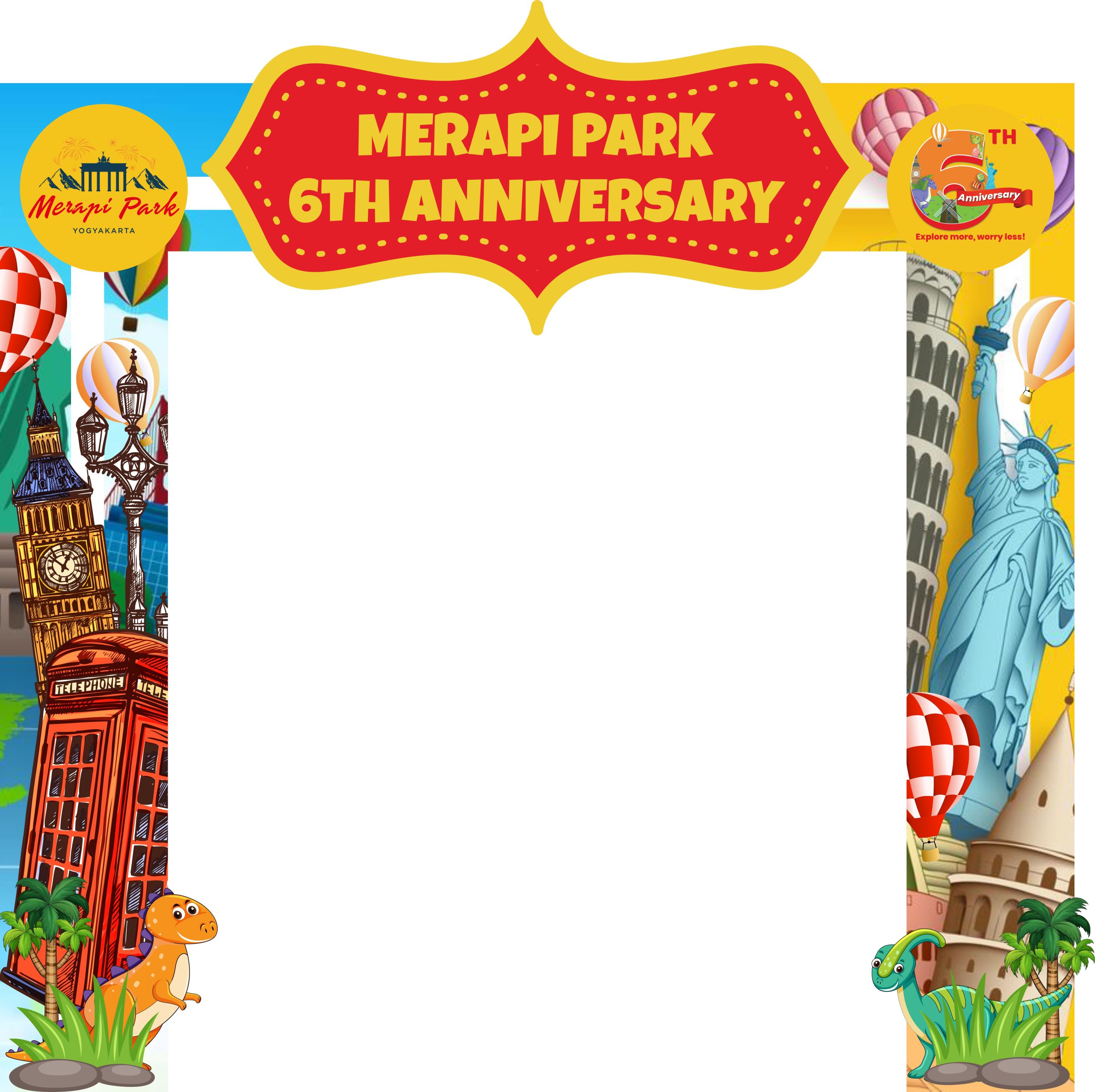 Gate Merapi Park Desain Vector