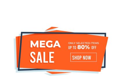 Geometric Sale Vector Design