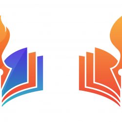 Gradient Book Logo Vector