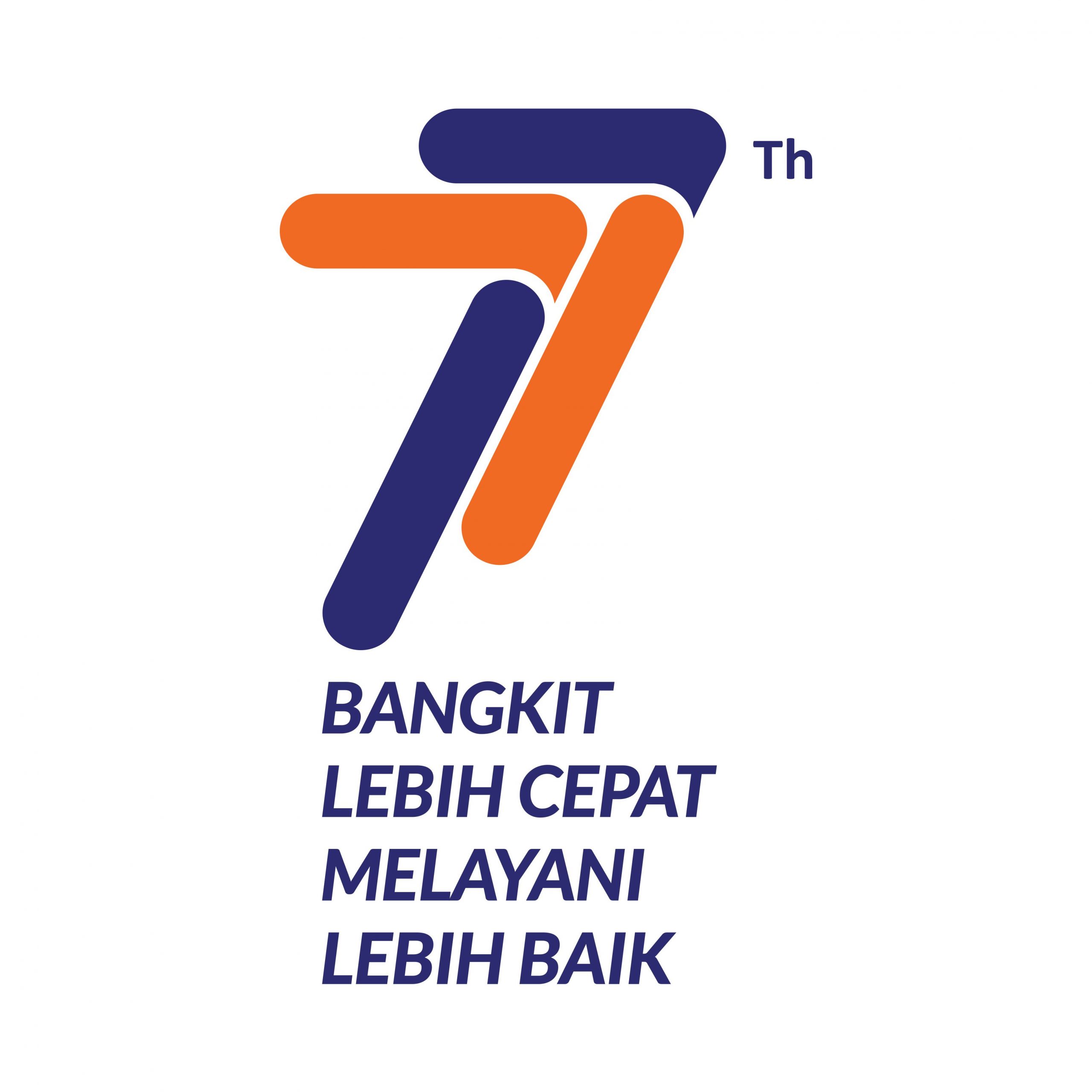 HUT Ke-77 KAI Logo Vector