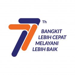 HUT Ke-77 KAI Logo Vector