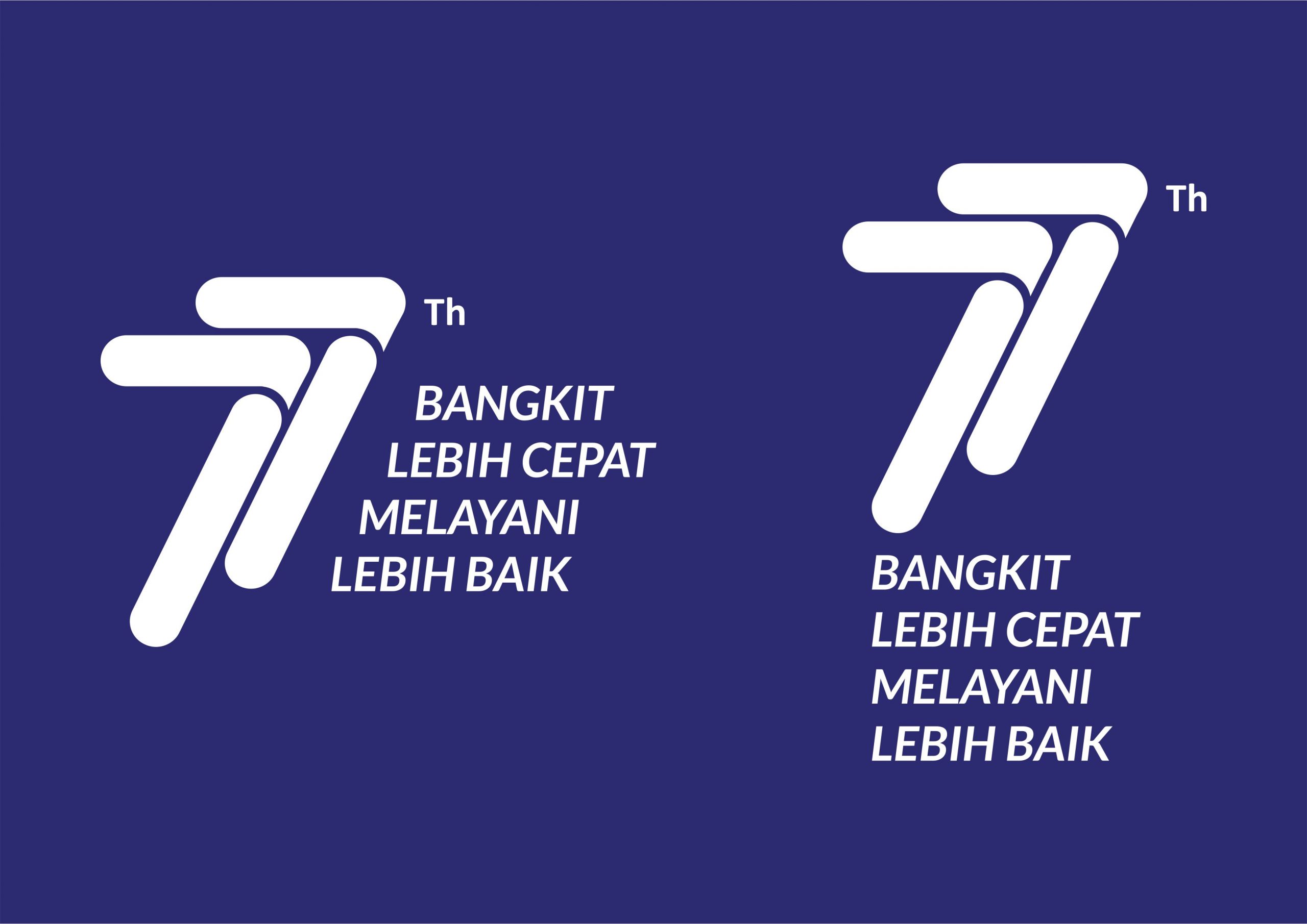 HUT Ke-77 KAI Logo Vector