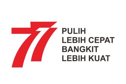 HUT RI 77 Pulih Lebih Cepat Bangkit Lebih Kuat Logo Vector