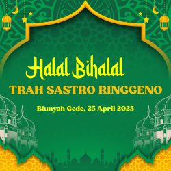 Halal Bihalal Trah Sastro Photobooth Desain Vector