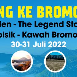 Healing ke Bromo Banner Vector Always Tour dan Travel