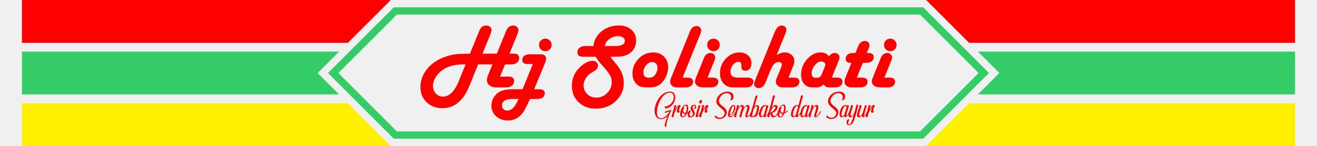Hj Solichati Design Grosir Sembako dan Sayur Vector
