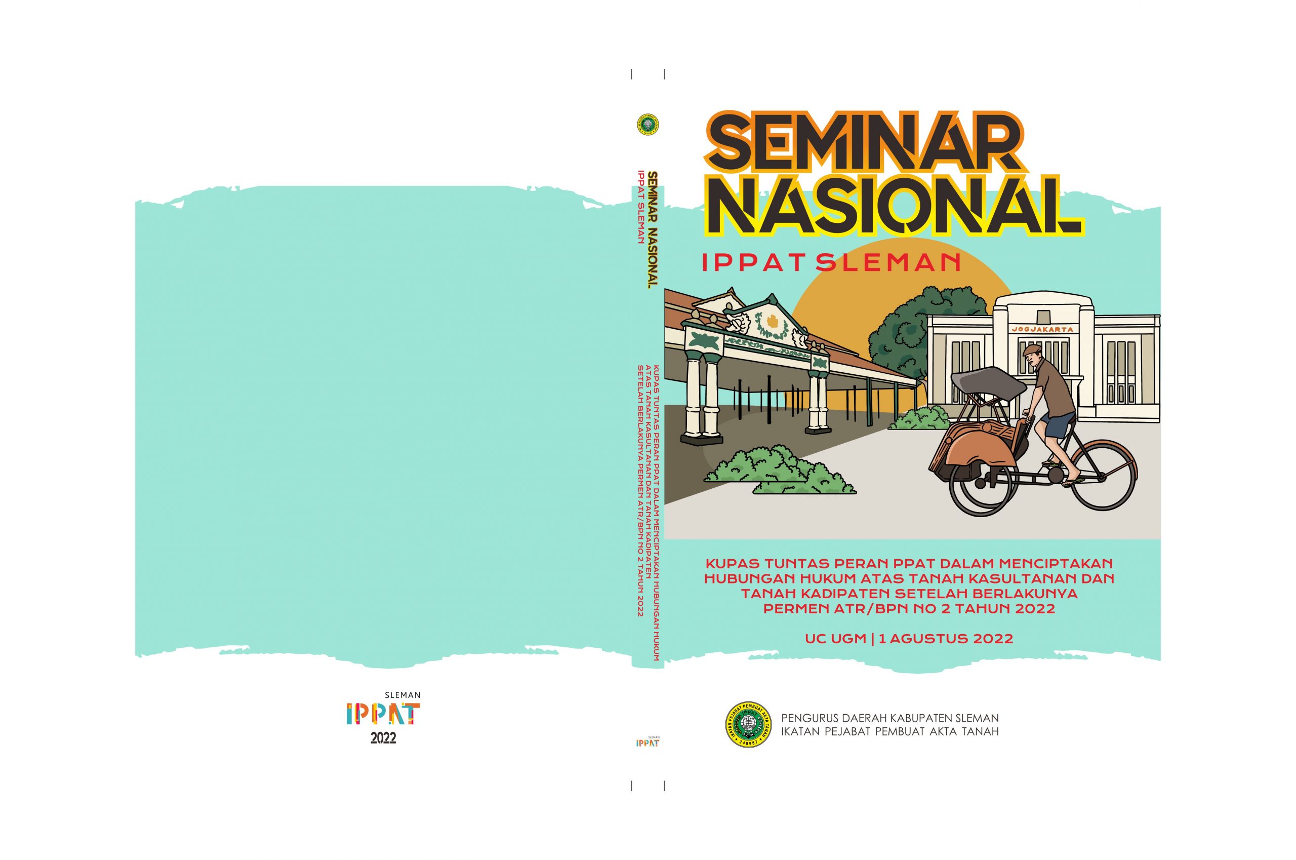 IPPAT Cover Seminar Nasional Vector - Desain Grafis, Logo, Vector, Template, Background. IPPAT Cover Seminar Nasional Vector