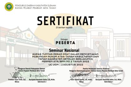 IPPAT Sertifikat Seminar Nasional Vector