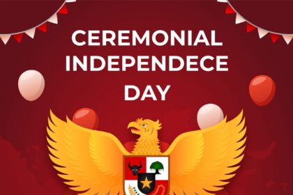 Indonesia Independence Day Gradient Poster Template Vector