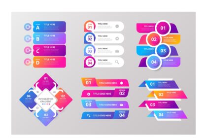 Infographic Element Collection Vector