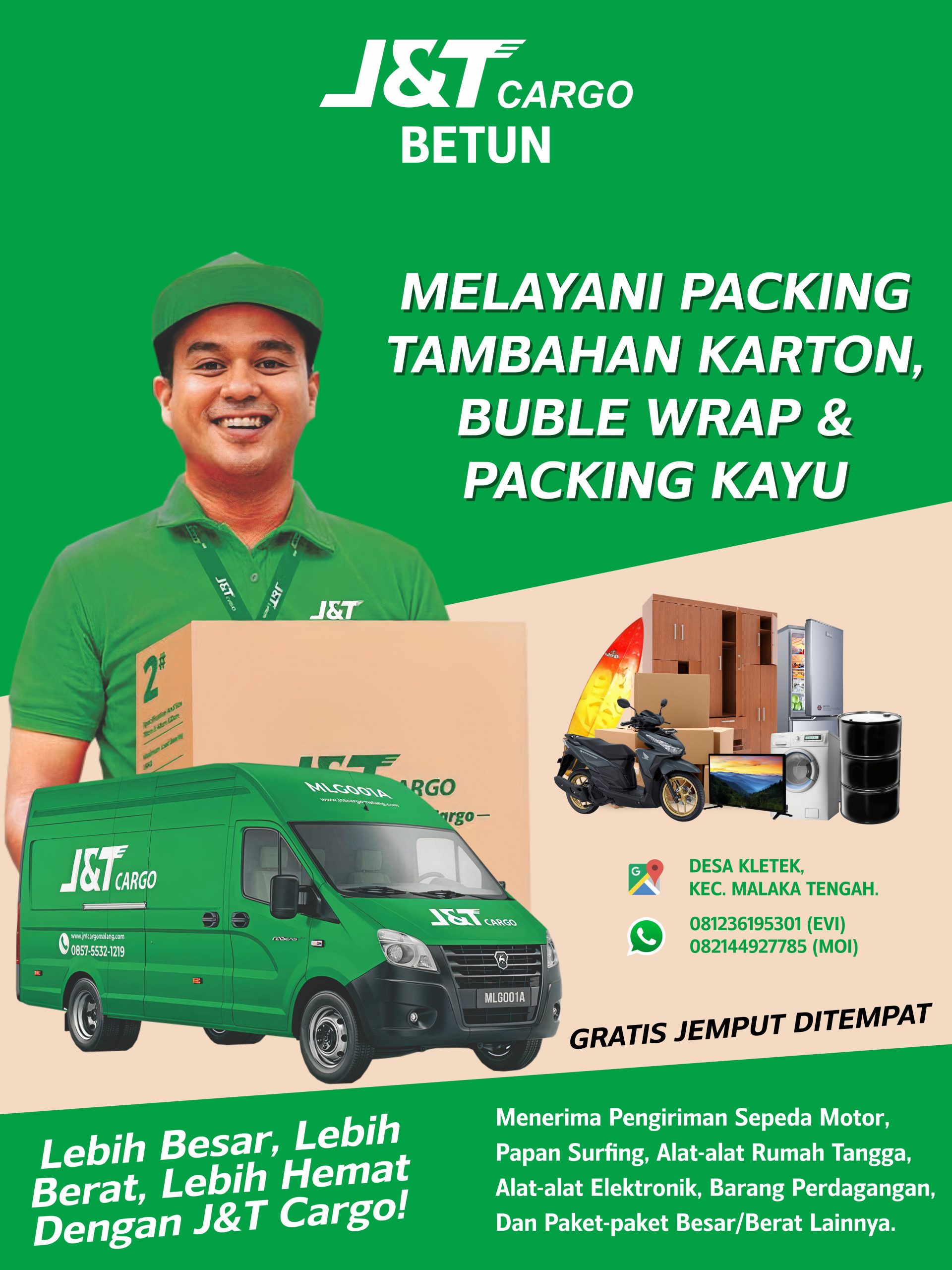 JnT Cargo Agen Banner Vector CorelDraw