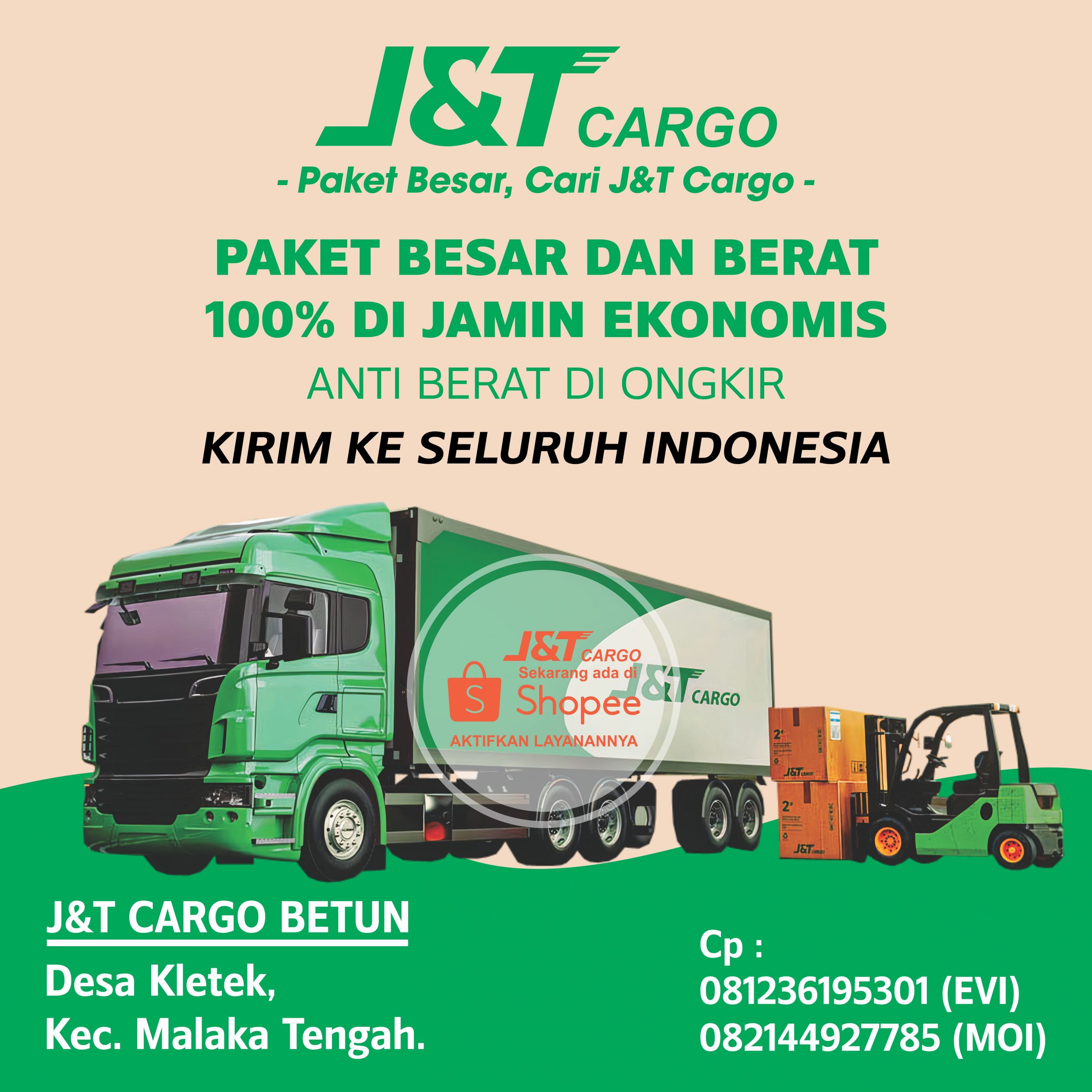 JnT Cargo Agen Banner Vector CorelDraw