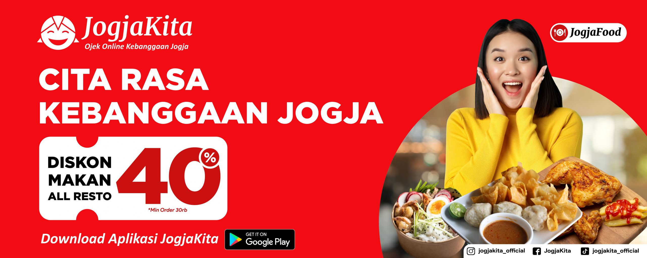 JogjaKita Banner Spanduk Vector