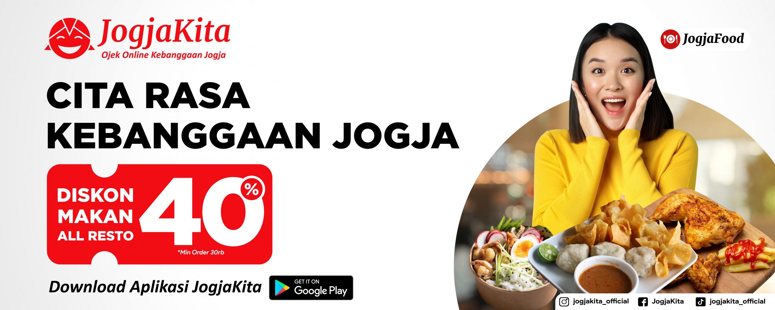 JogjaKita Banner Spanduk Vector