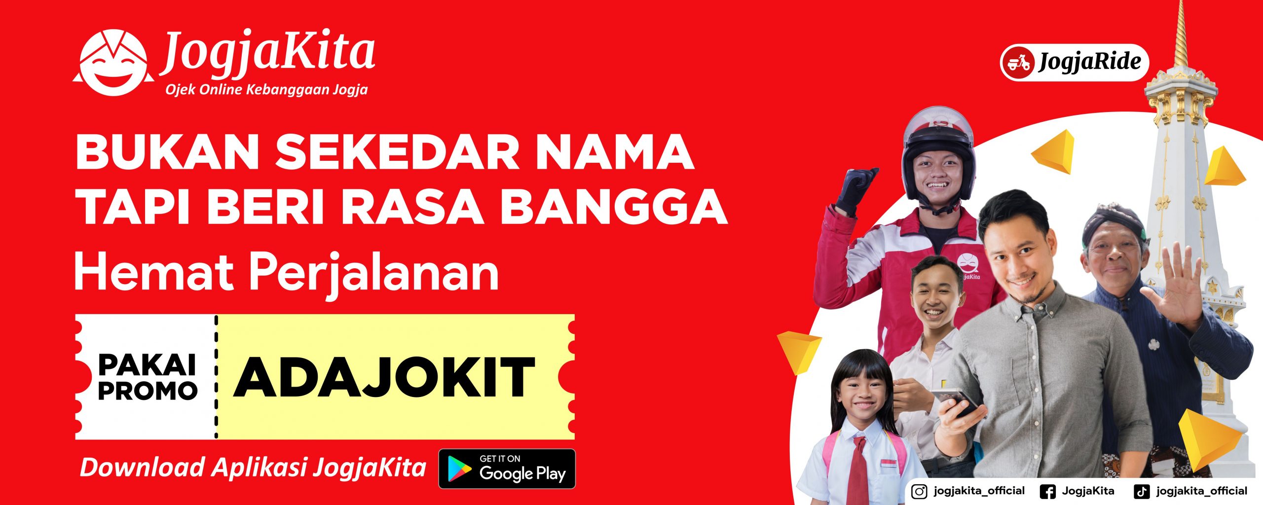 JogjaKita Banner Spanduk Vector