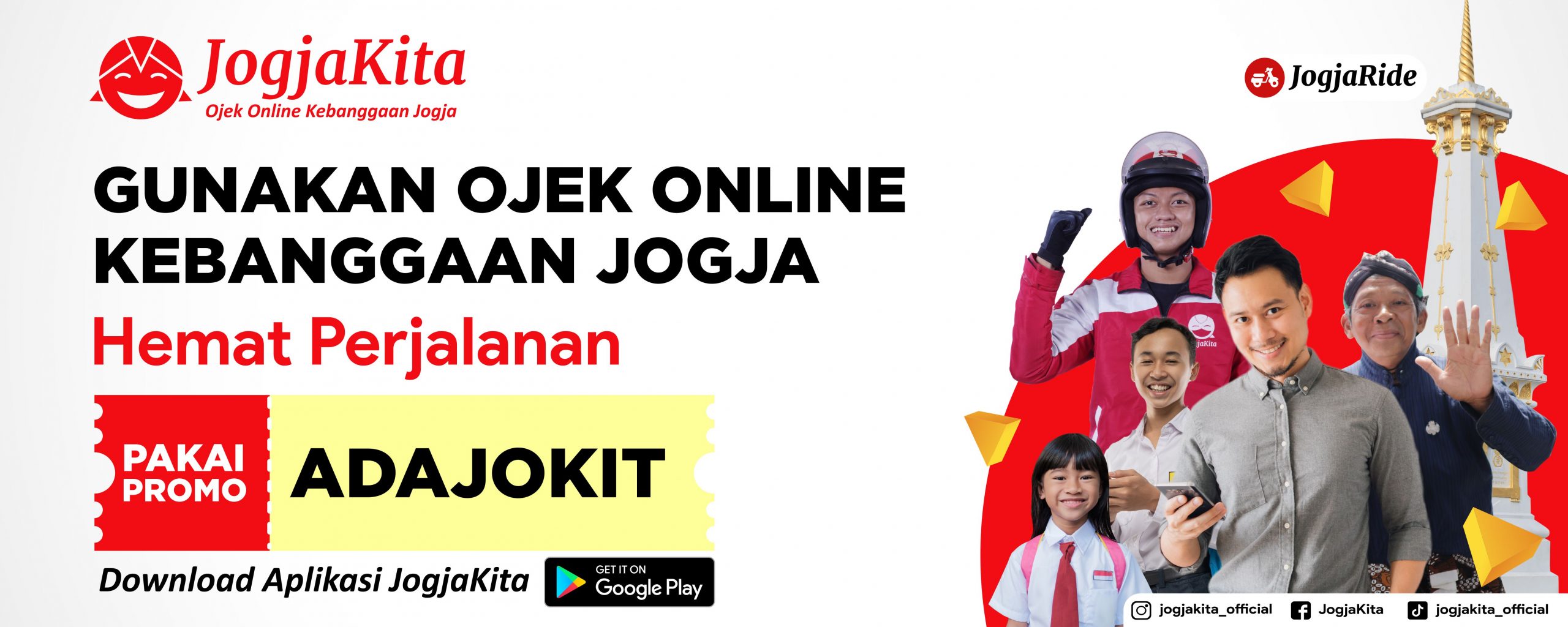 JogjaKita Banner Spanduk Vector