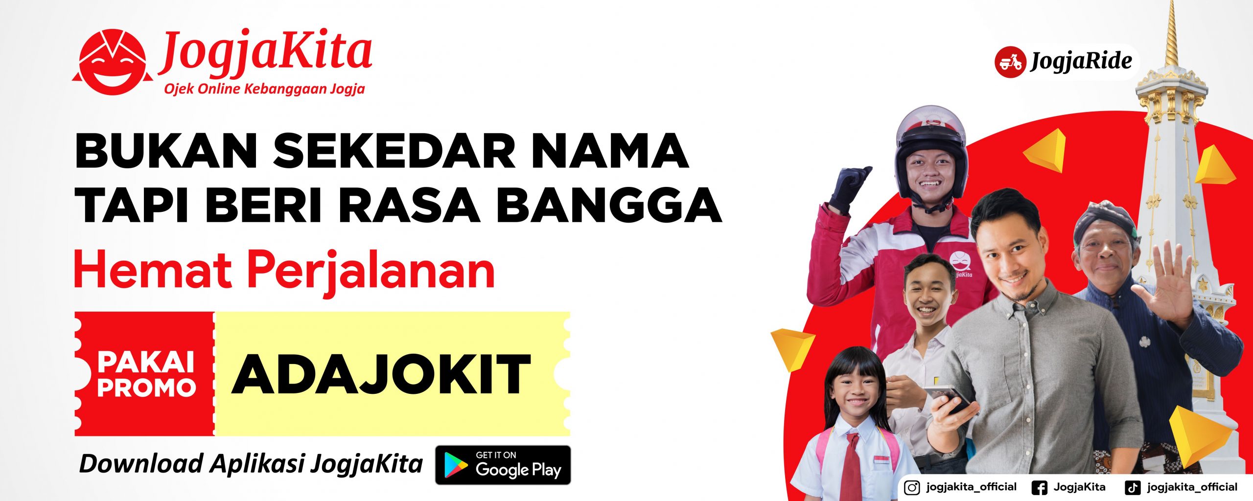 JogjaKita Banner Spanduk Vector