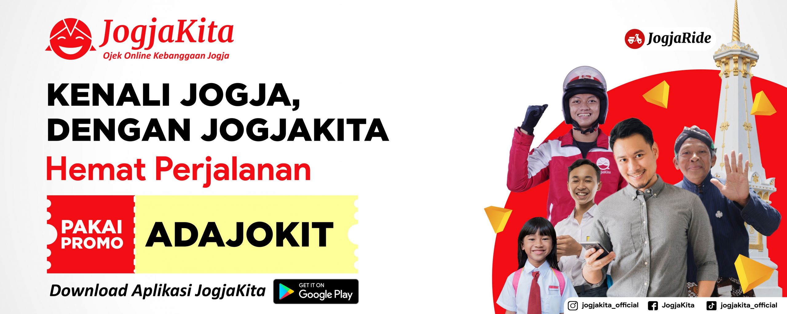 JogjaKita Banner Spanduk Vector